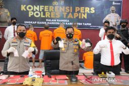 Polres Tapin amankan 35,78 gram sabu