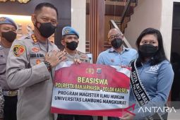 Polresta Banjarmasin berikan beasiswa Magister Hukum untuk VDPS