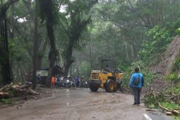 Material longsor dibersihkan, jalan nasional Trenggalek-Ponorogo berangsur normal