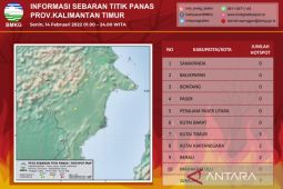 BMKG deteksi ada tujuh titik panas di Kaltim
