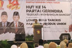 Survei ARCI di Jatim sebut elektabilitas Gerindra dekati PDIP
