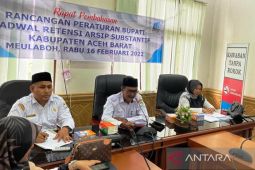 Pemkab  Aceh Barat bahas rancangan Perbup terkait retensi arsip, ini tujuannya
