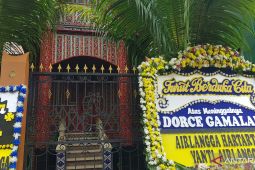 Rumah duka Dorce Gamalama di Kota Bekasi terpantau sepi