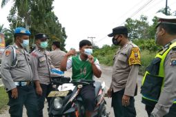 Perketat Prokes, Polsek Barumun Tengah gelar Operasi Yustisi