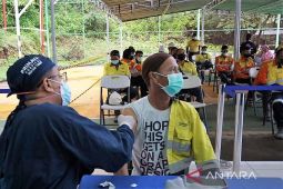 Ribuan karyawan BKP-BTR ikut vaksin booster, cegah penyebaran COVID -19