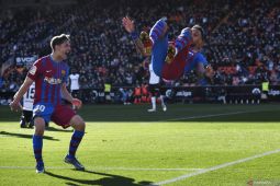 Liga Spanyol - Aubameyang cetak dua gol saat Barca menang 4-1 lawan Valencia