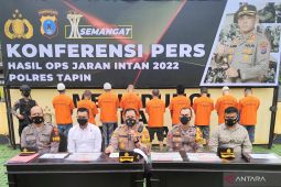 Polres Tapin jaring 13 motor saat operasi kejahatan kendaraan