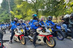 Semarak "bLU cRU Fun Riding Road to Mandalika" kini merambah Kota Semarang