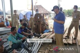 Gubernur Erzaldi tinjau pengecoran pembangunan masjid Nurul Yaqin
