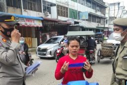 Polres Asahan tindak 87  pelanggar prokes saat gelar operasi yustisi