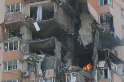 Rusia gempur kota dekat Kiev dengan rudal