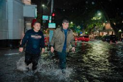 Bobby Nasution tinjau banjir hingga pukul 3.30 WIB