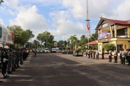 Polres Ketapang laksanakan apel untuk wujudkan budaya tertib berlalulintas
