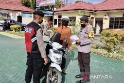 Ratusan pengendara terjaring giat vaksinasi di Mapolres Balangan