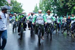 Harlah Ke-96 NU, PCNU Situbondo gelar gowes bareng