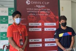 Rifqi Fitriadi jadi pembuka laga Piala Davis Indonesia  lawan Venezuela
