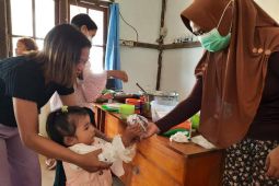 PT CMI bantu pemberian makanan tambahan cegah stunting di Pelanjau Jaya