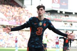 Dua gol Kai Havertz bantu Chelsea gulung Burnley 4-0
