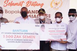 SIG salurkan 1.500 sak  semen untuk penanggulangan gempa Pasaman Barat