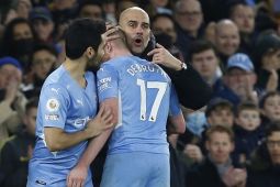 Liga Inggris - Pelatih Manchester City Guardiola sanjung skuadnya tetap lapar kemenangan