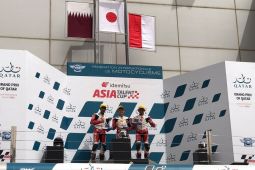 Pebalap binaan Astra Honda berhasil kibarkan Merah Putih di IATC Qatar