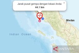 BPBD: Tidak ada kerusakan akibat gempa bumi di Simeulue