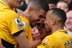 Gol semata wayang Coady buat Wolves menang atas Everton