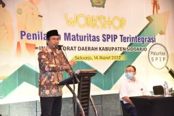Bupati Muhdlor buka workshop penilaian maturitas SPIP terintegrasi