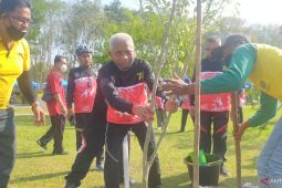 Sambut HUT Asahan ke-76, Bupati gobar dan tanam 1.000 pohon