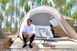 Presiden Jokowi dan Ibu Negara siap berkemah di Ibu Kota Nusantara