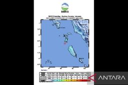 Nias Selatan sembilan kali diguncang  gempa susulan