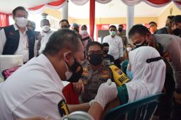 Wakapolda Jatim apresiasi vaksinasi di Sidoarjo