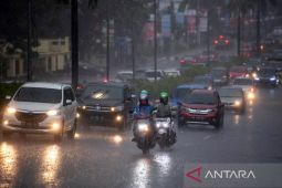BMKG: hujan lebat diprakirakan meliputi sejumlah daerah