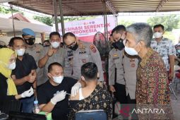 Kapolres Labuhanbatu ajak Kapolsek percepat vaksinasi