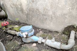 Pipa distribusi utama air Djuanda Bogor bocor