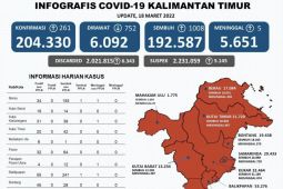 Seluruh wilayah di Kaltim masuk zona merah COVID-19