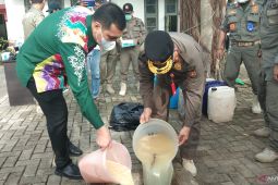Wali Kota pimpin pemusnahan barang sitaan Satpol PP