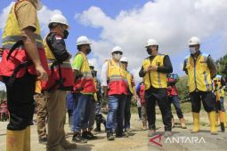 Bupati Bone Bolango tinjau pembangunan waduk Bulango Ulu
