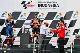 Presiden Jokowi ucap selamat dan terima kasih atas suksesnya MotoGP Mandalika
