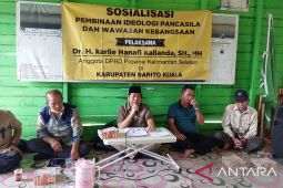 Anggota DPRD Kalsel Karlie kembali sosialisasikan empat pilar kebangsaan