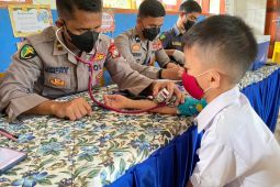 Polresta Mamuju dan Dinas Kesehatan optimalkan vaksinasi anak usia sekolah