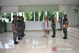 Sejumlah anggota TNI Kodim 1002/HST pindah tugas
