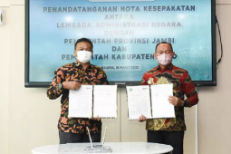 Bupati Sukandar teken nota kesepakatan dengan LAN RI