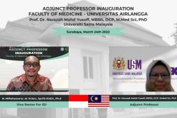 FK Unair lantik profesor Malaysia jadi guru besar mitra