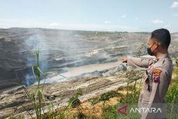 Polsek Salam Babaris temukan titik panas di lubang tambang PT BMB