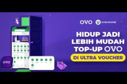 Aplikasi Ultra Voucher bisa top up dompet elektronik OVO