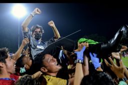 Bali United luapkan kegembiraan juara Liga 1
