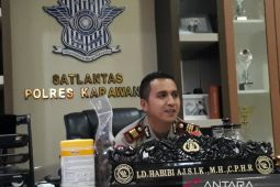 Satlantas Polres Karawang kembalikan puluhan motor curian ke pemiliknya