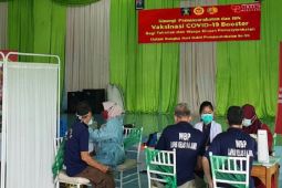 118 warga binaan Lapas Kelas IIA Jambi divaksin booster