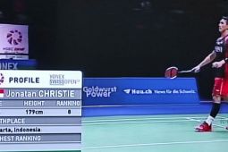 Jonatan Christie juara tunggal putra Swiss Open 2022